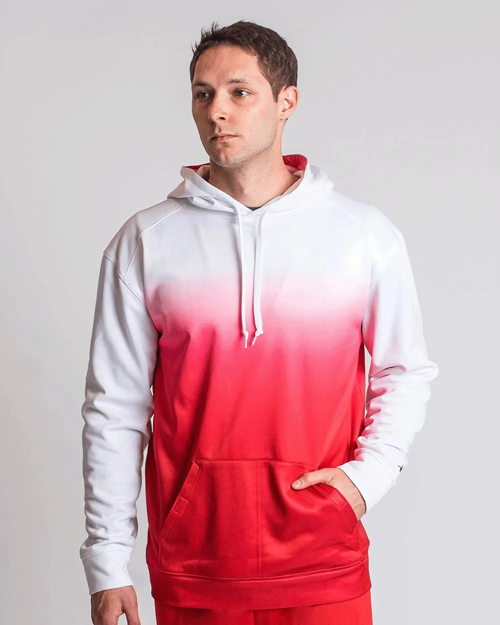 Badger Ombre Hooded Sweatshirt 1403