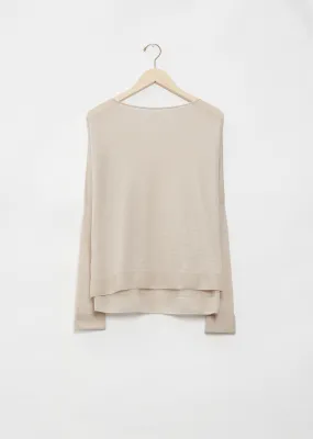 Boatneck Sweater — Oyster
