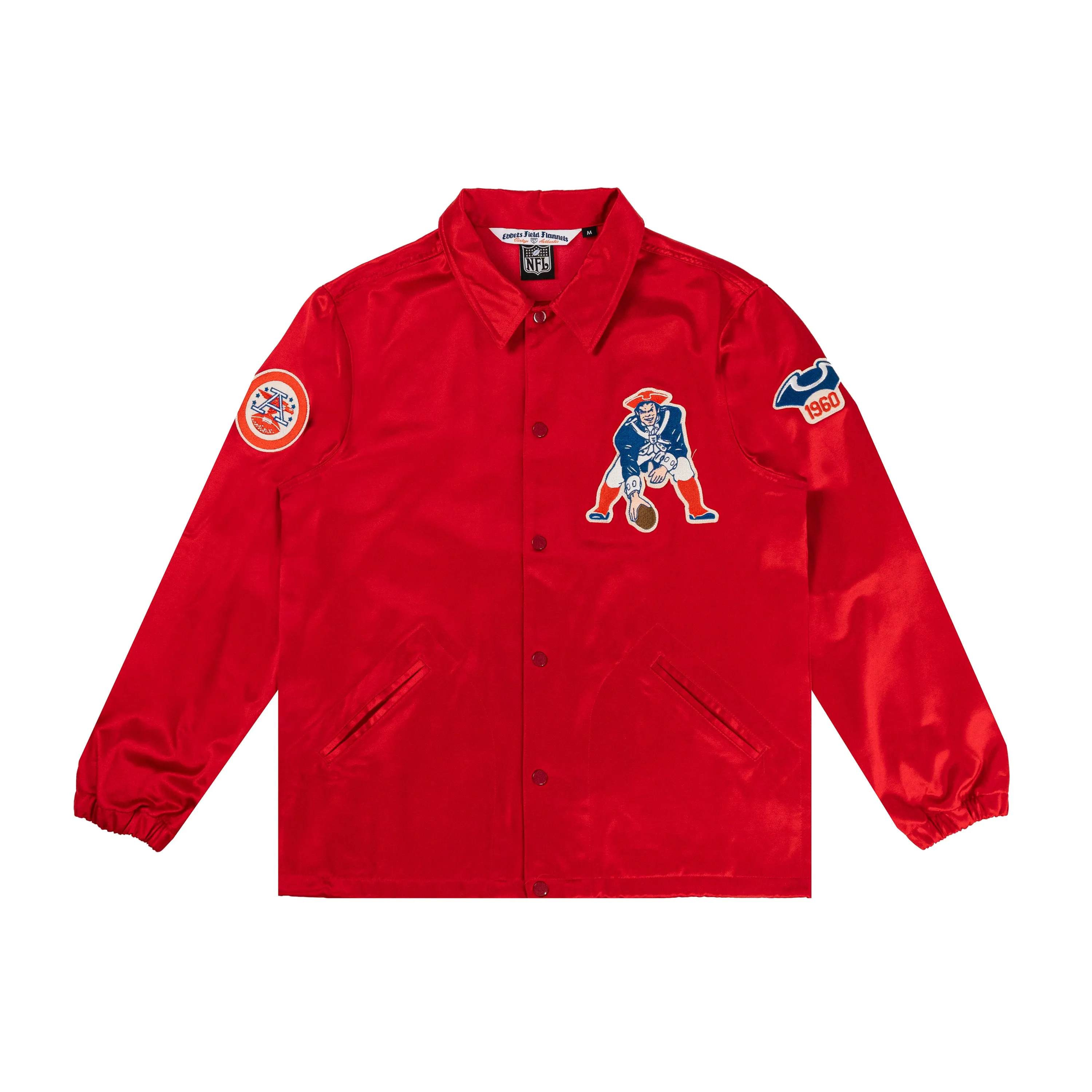 Boston Patriots Satin Windbreaker