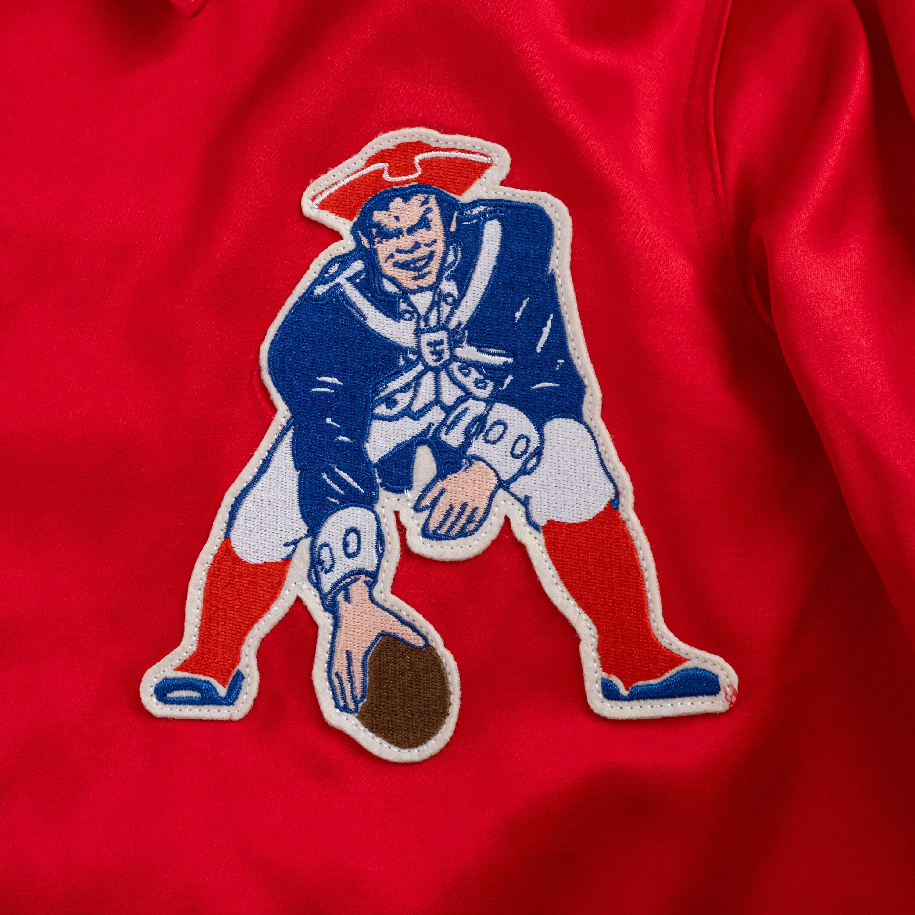 Boston Patriots Satin Windbreaker