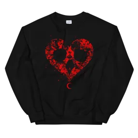 Cat In The Heart Crewneck Sweatshirt - Limited Edition