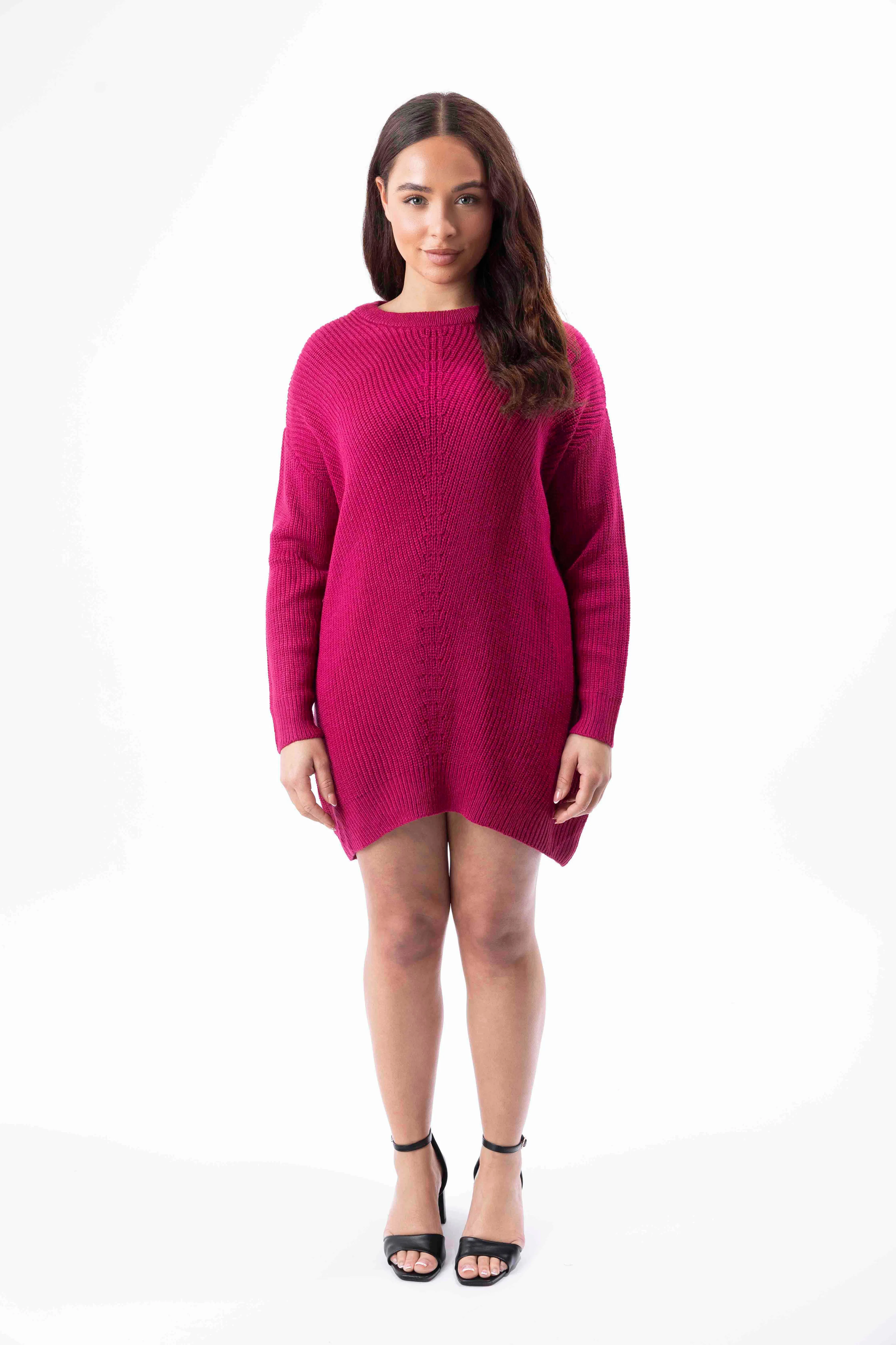 Chunky Knit Longline Pullover