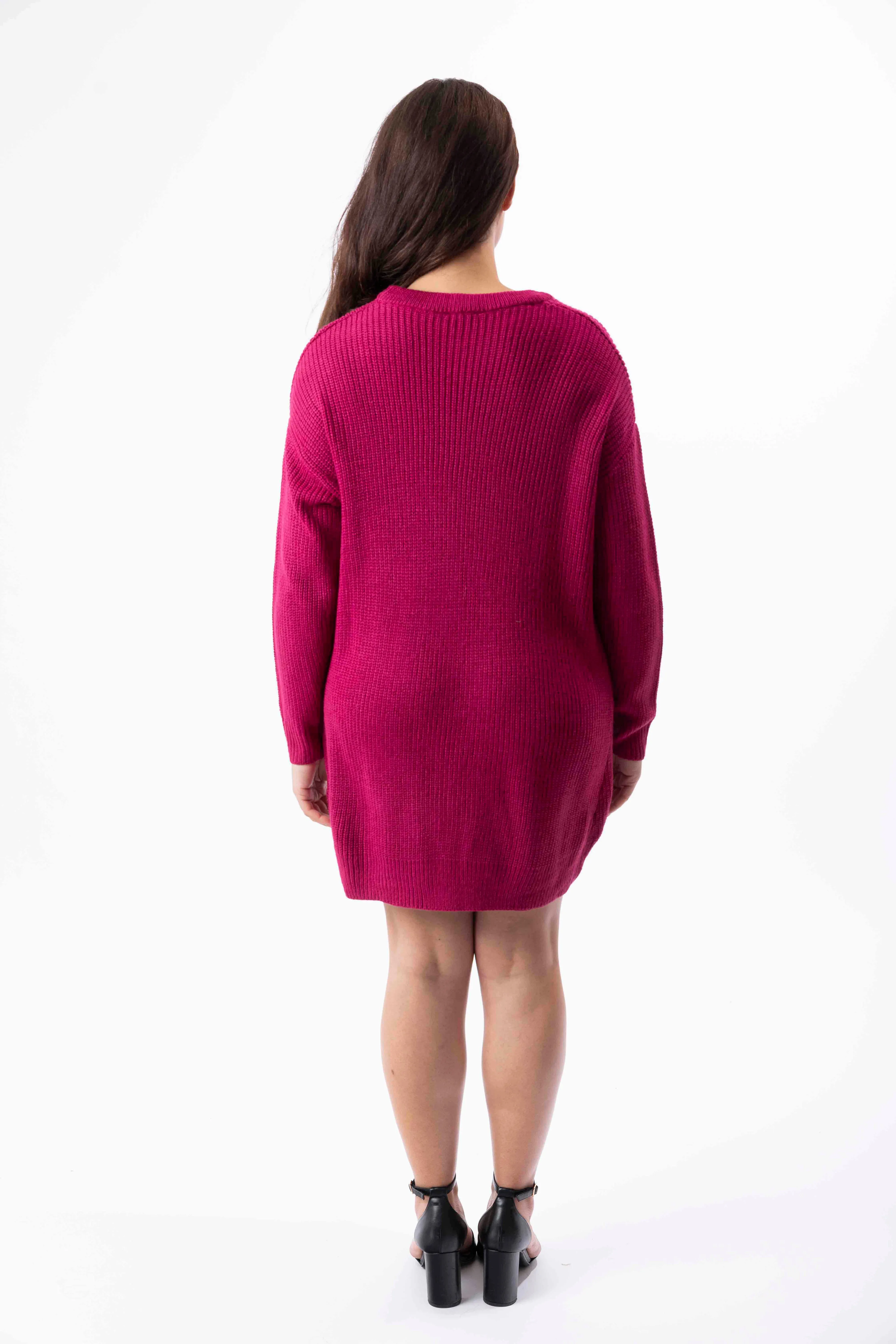 Chunky Knit Longline Pullover