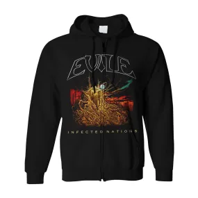 Evile "Infected Nations" Zip Hoodie