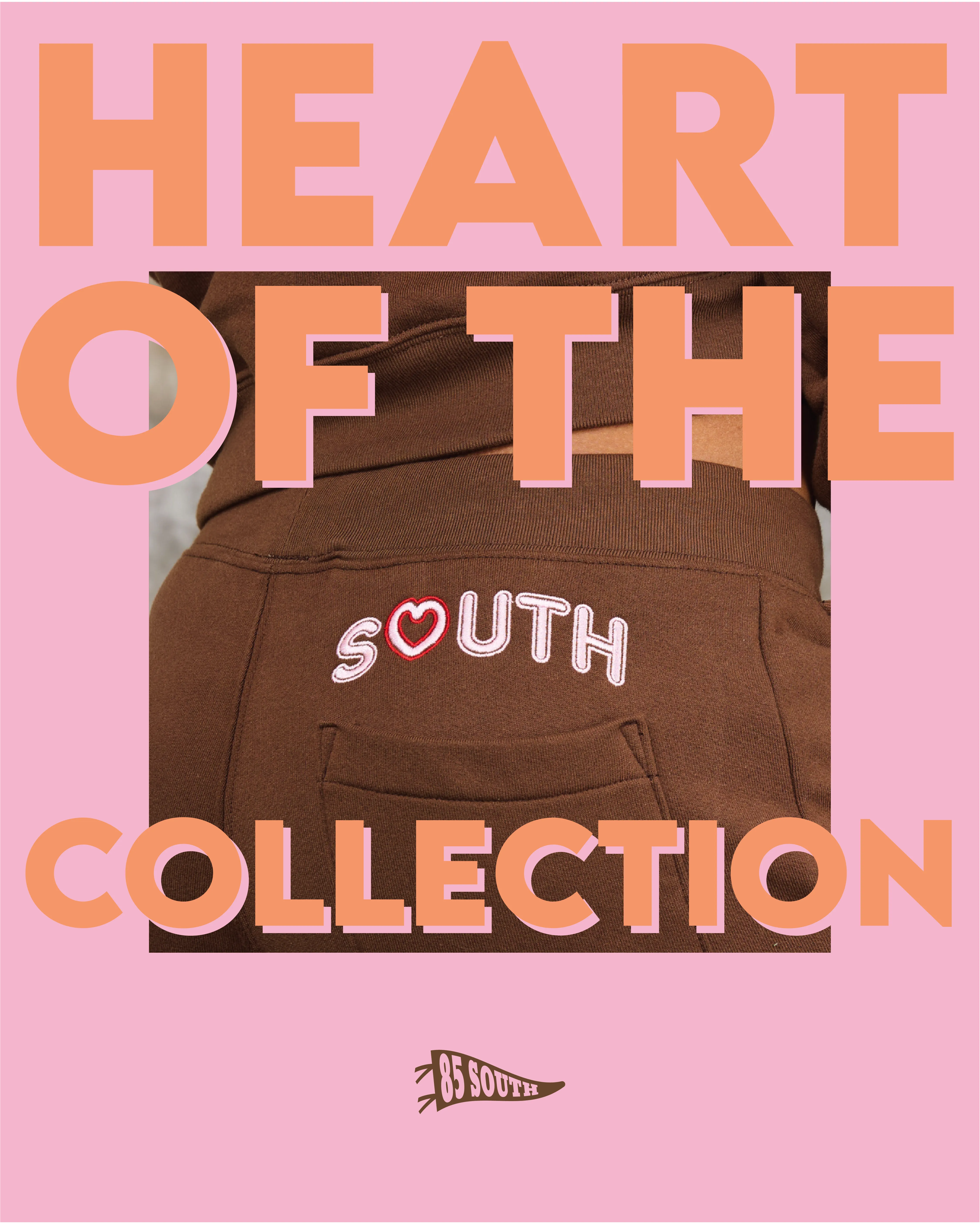 Heart of the South Chocolate Fleece Joggers