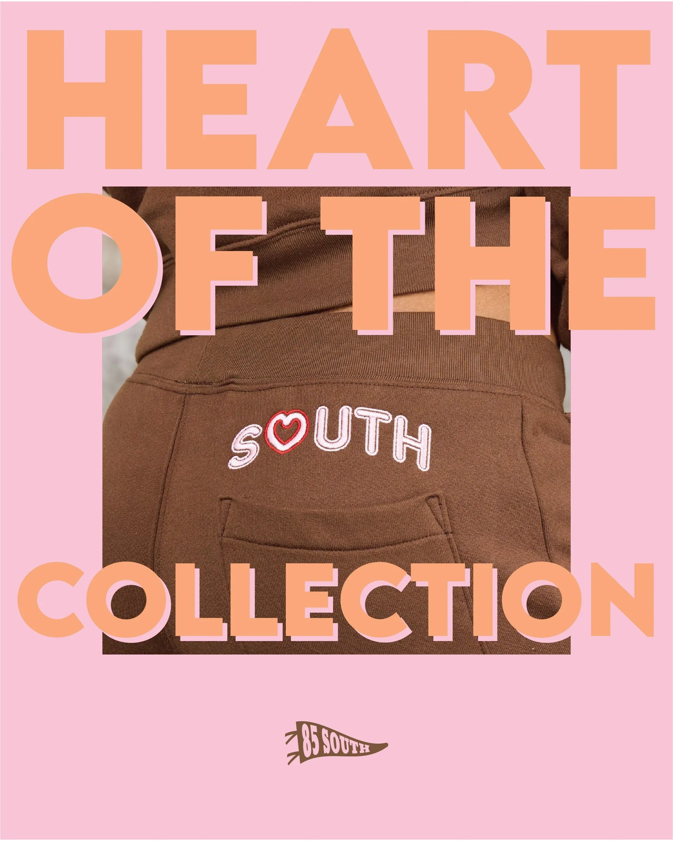 Heart of the South Chocolate Fleece Joggers