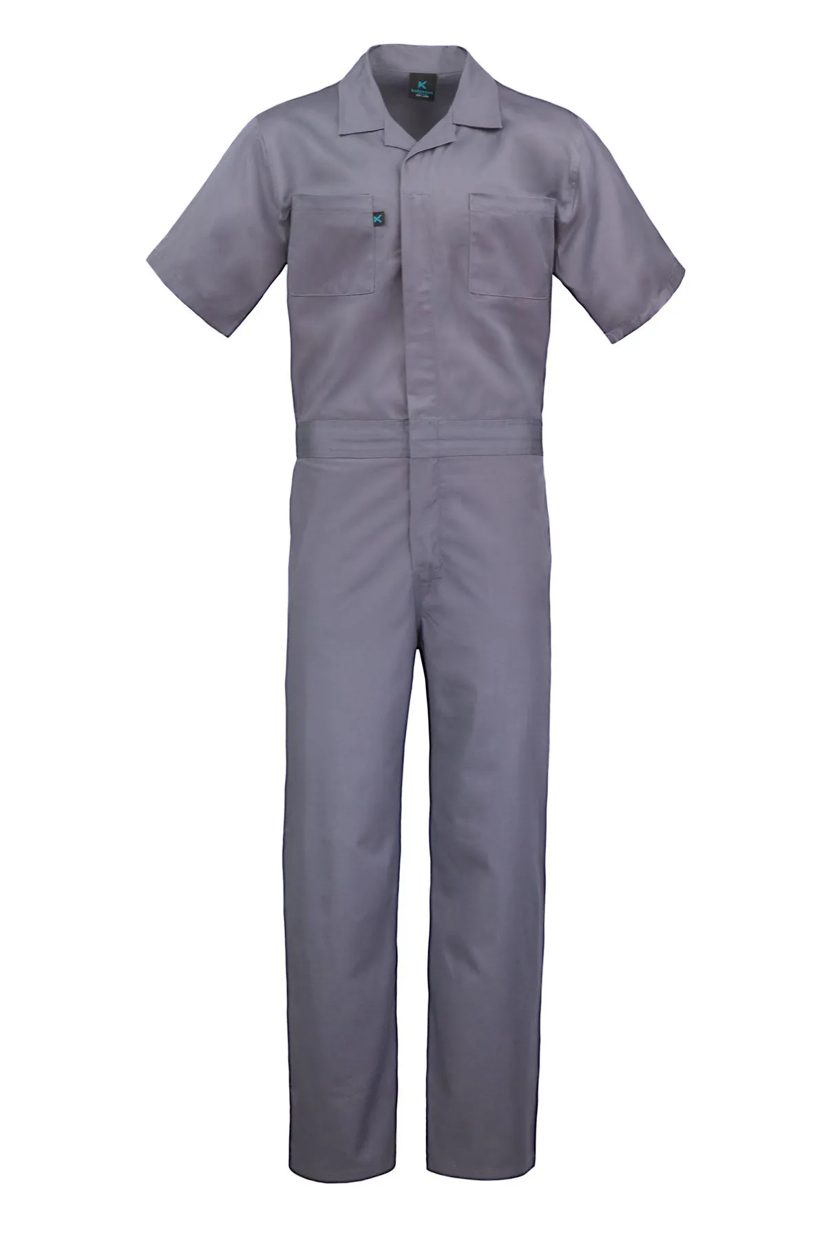 Kolossus Deluxe Short Sleeve Cotton Blend Coverall with Multi Pockets and Antistatic Zipper