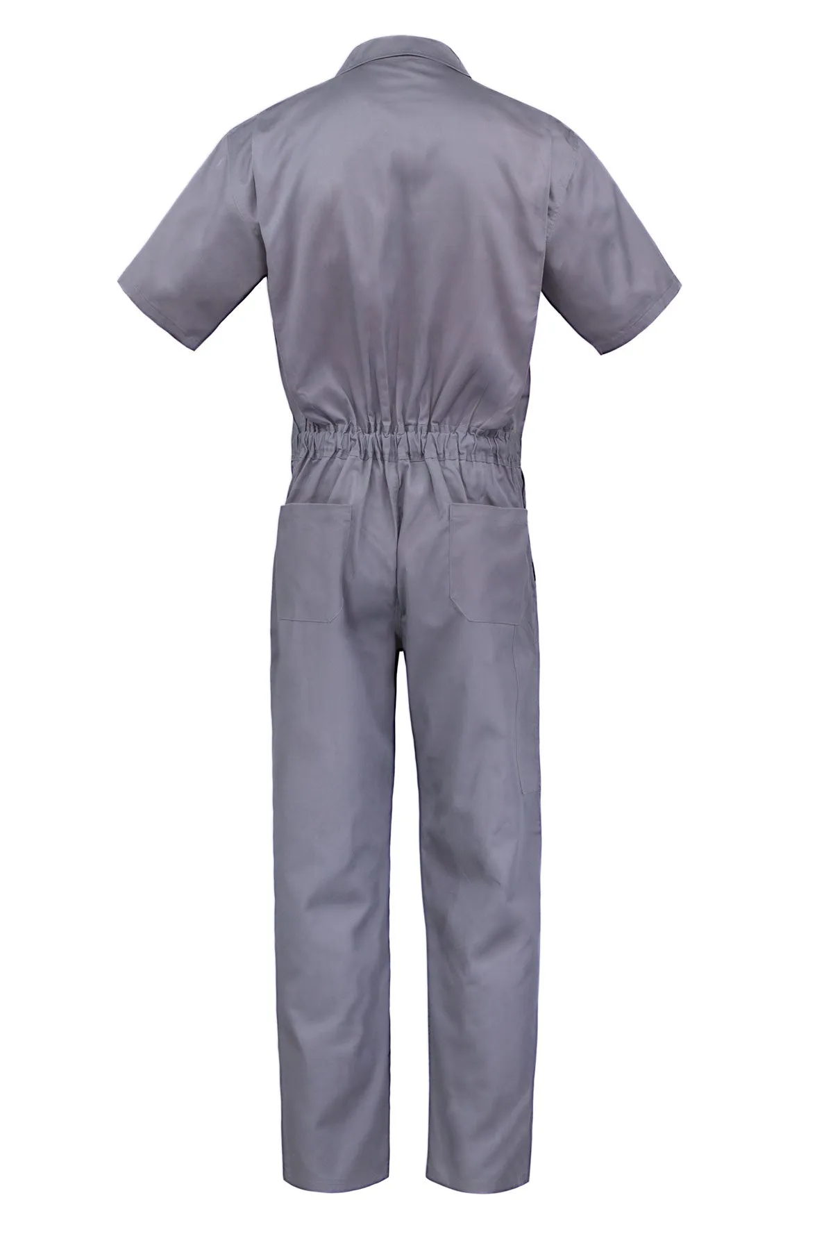 Kolossus Deluxe Short Sleeve Cotton Blend Coverall with Multi Pockets and Antistatic Zipper