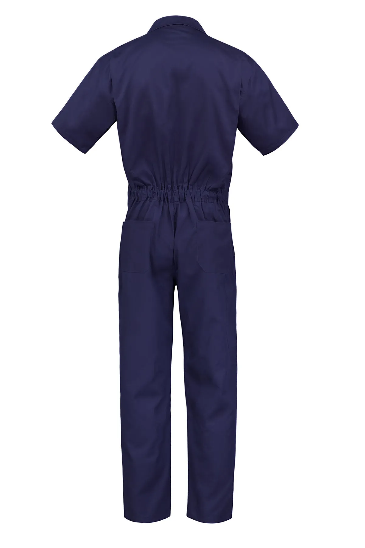 Kolossus Deluxe Short Sleeve Cotton Blend Coverall with Multi Pockets and Antistatic Zipper