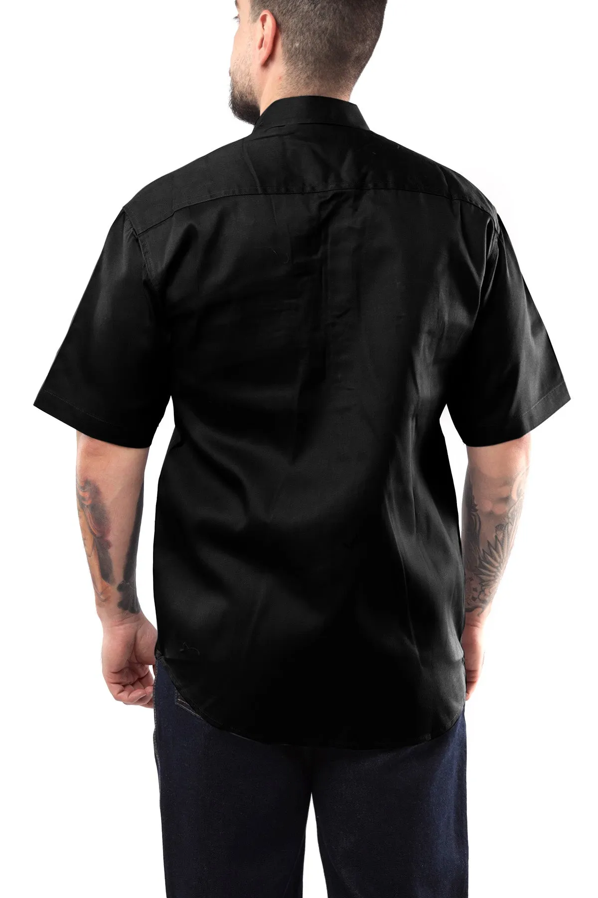 KS03 - Kolossus Men's Lightweight Cotton Blend Short Sleeve Work Shirt with Pockets