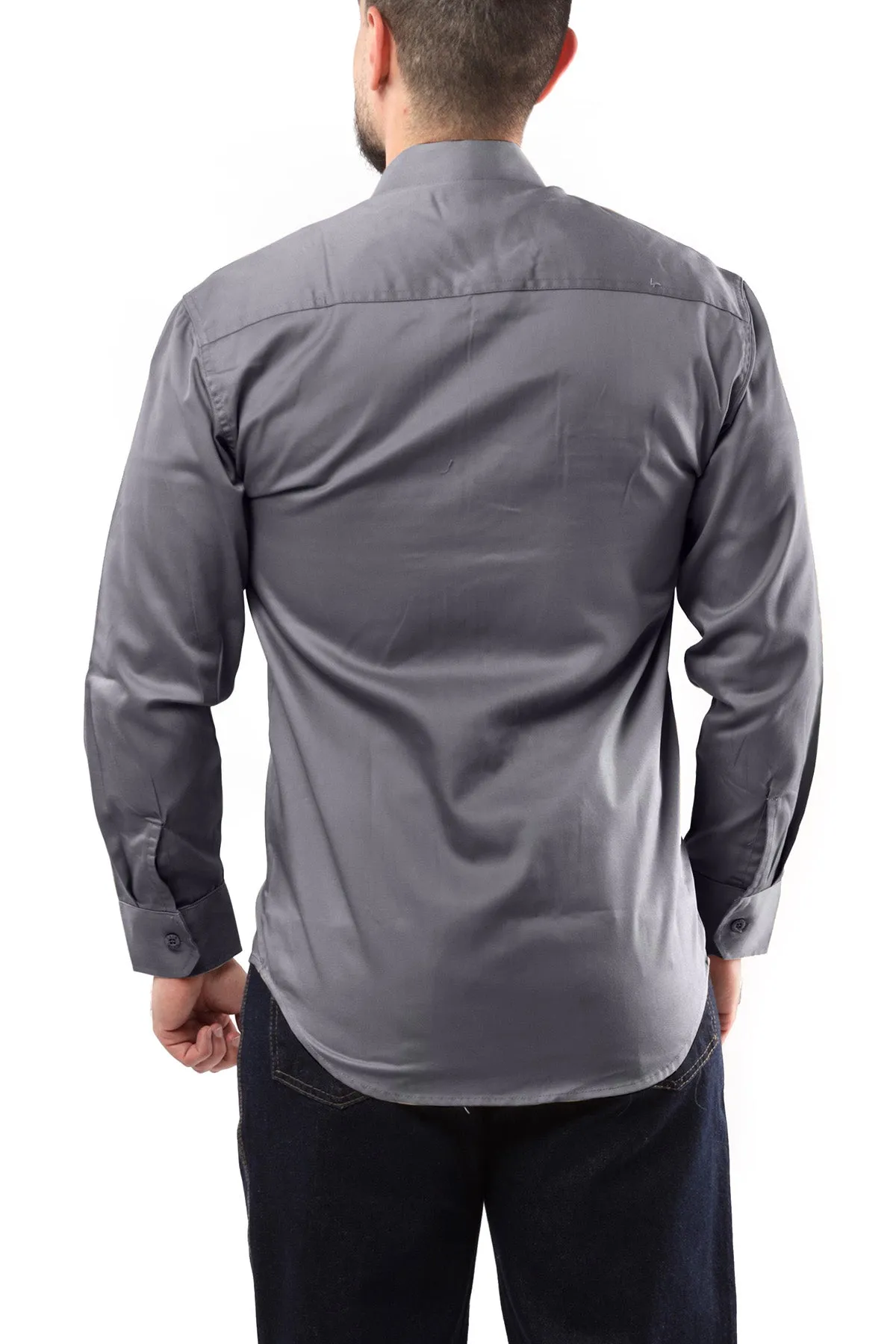 KS04 - Kolossus Men's Lightweight Cotton Blend Long Sleeve Work Shirt with Pockets