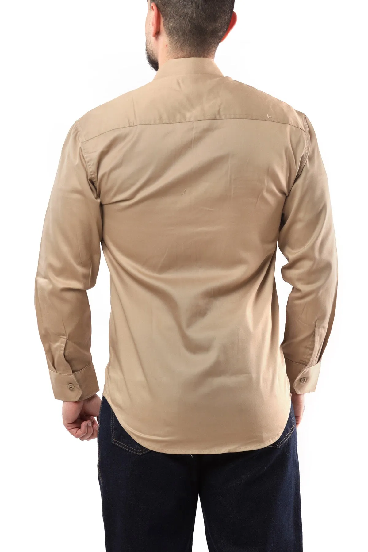 KS04 - Kolossus Men's Lightweight Cotton Blend Long Sleeve Work Shirt with Pockets