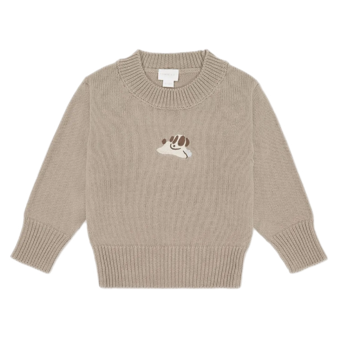 Leon Knit Jumper - Tweed Sasha Puppy