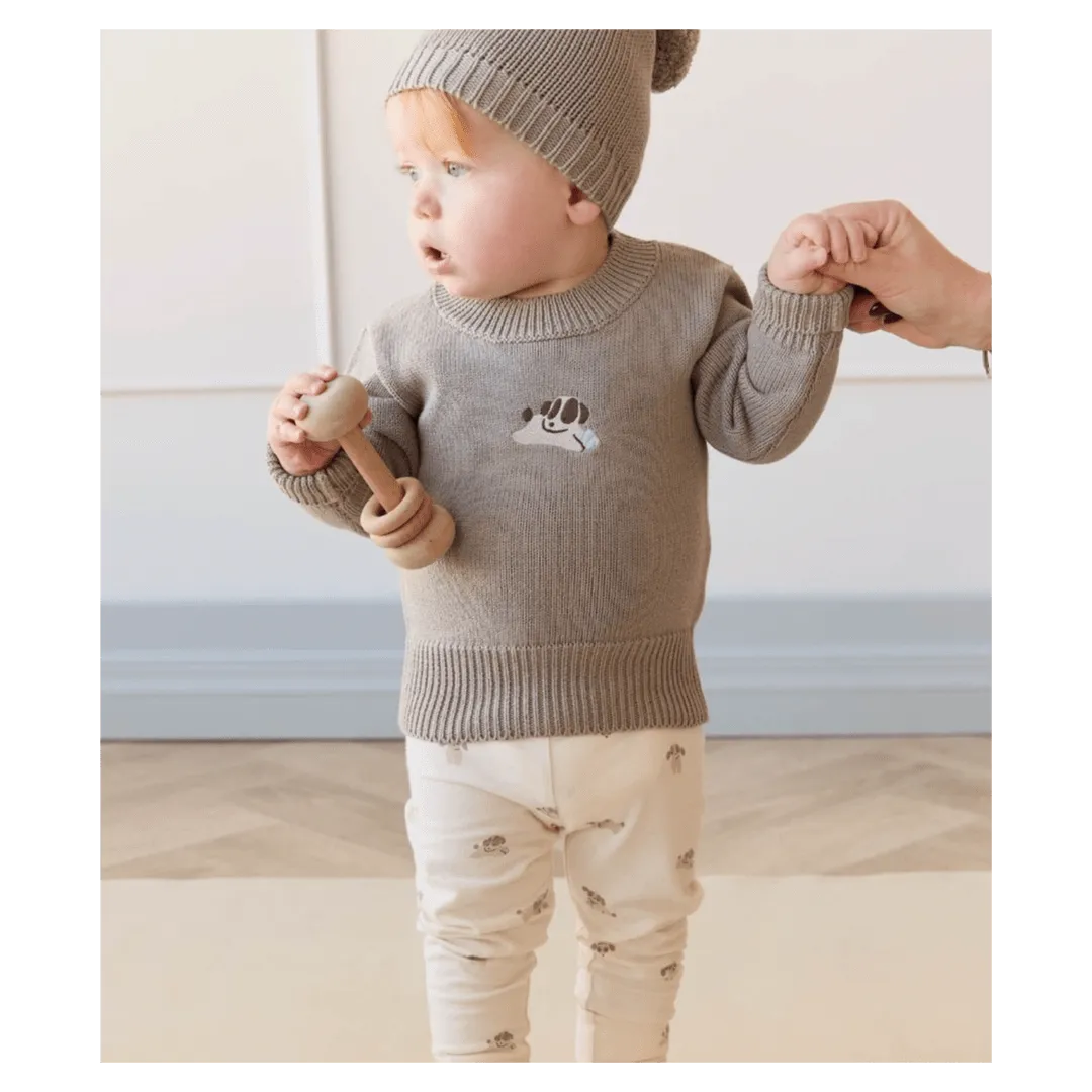 Leon Knit Jumper - Tweed Sasha Puppy