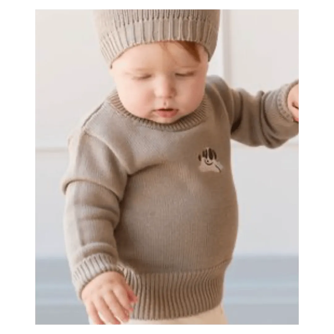 Leon Knit Jumper - Tweed Sasha Puppy