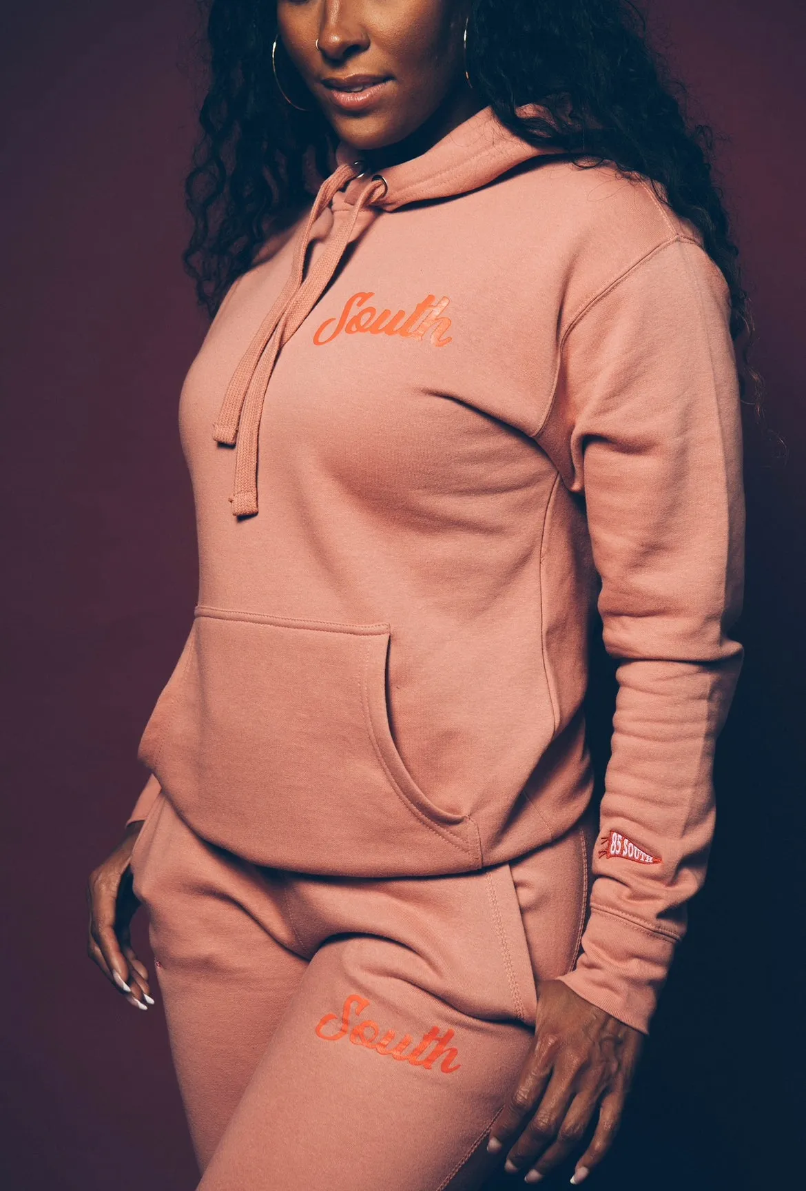 Limited Edition Evergreen South Script Joggers - Blush Pink
