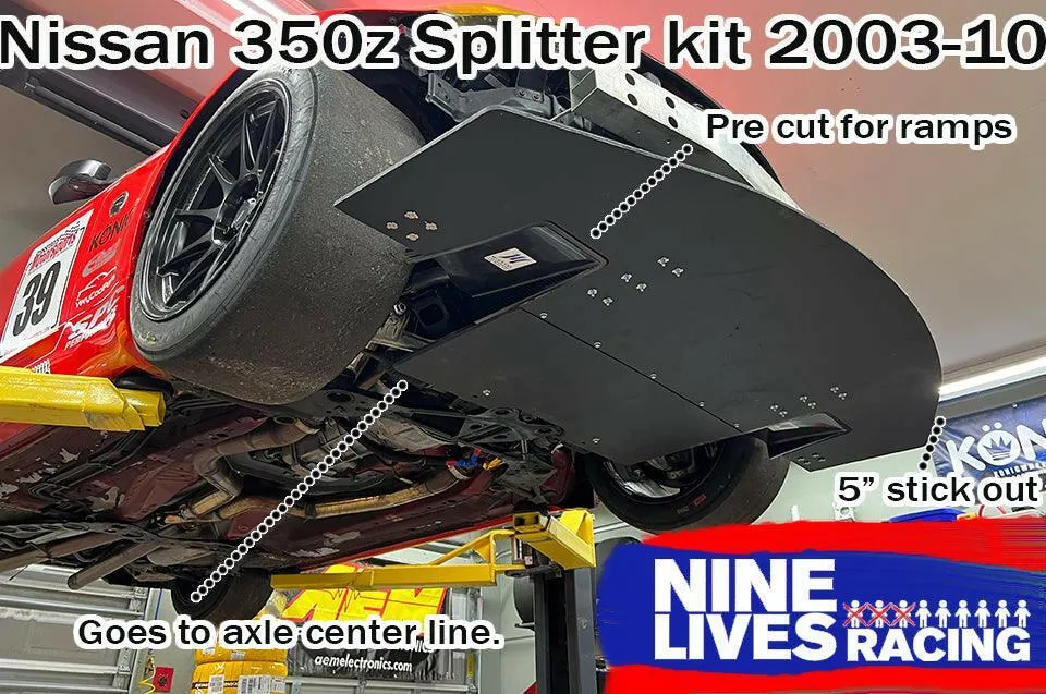 Nissan 350z Splitters 2003-10