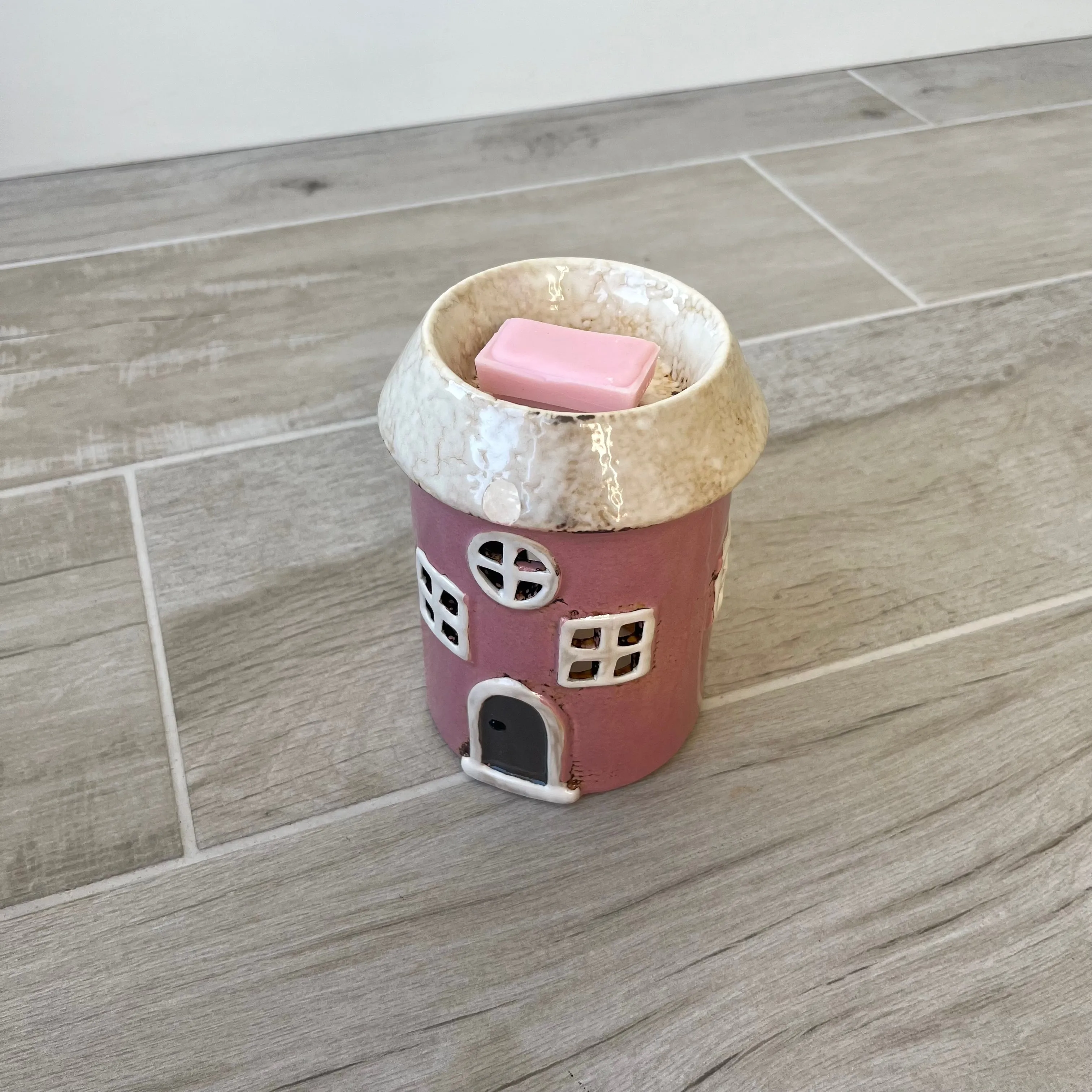 Pink House Wax Burner