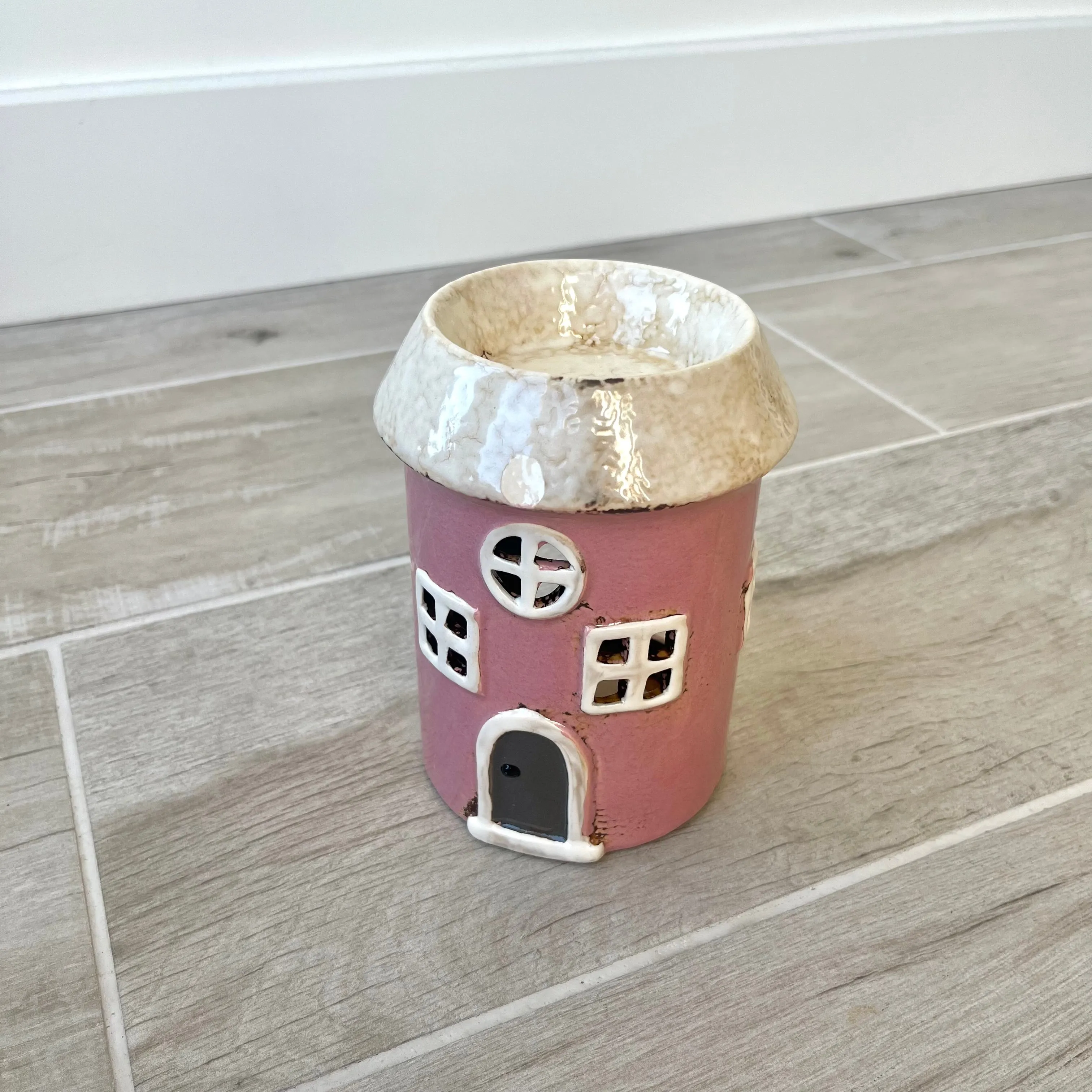 Pink House Wax Burner