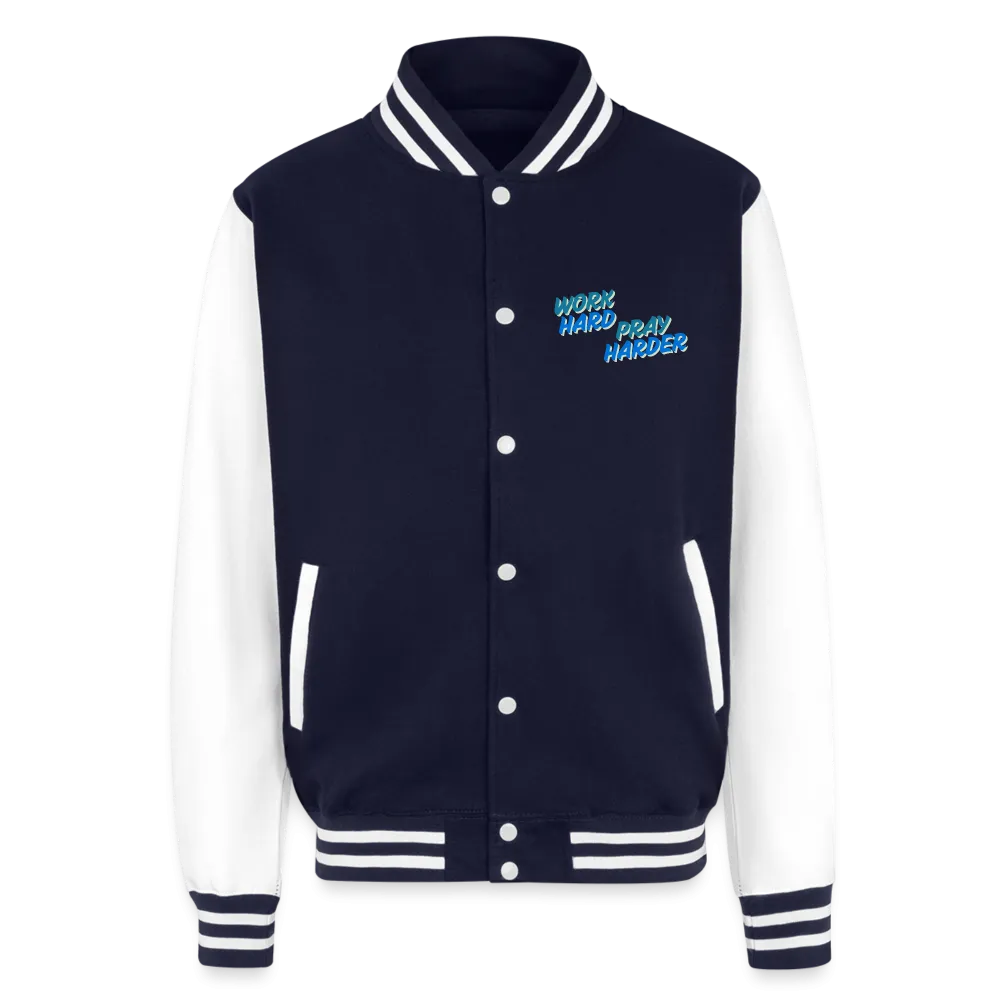 Pray Harder Letterman Jacket