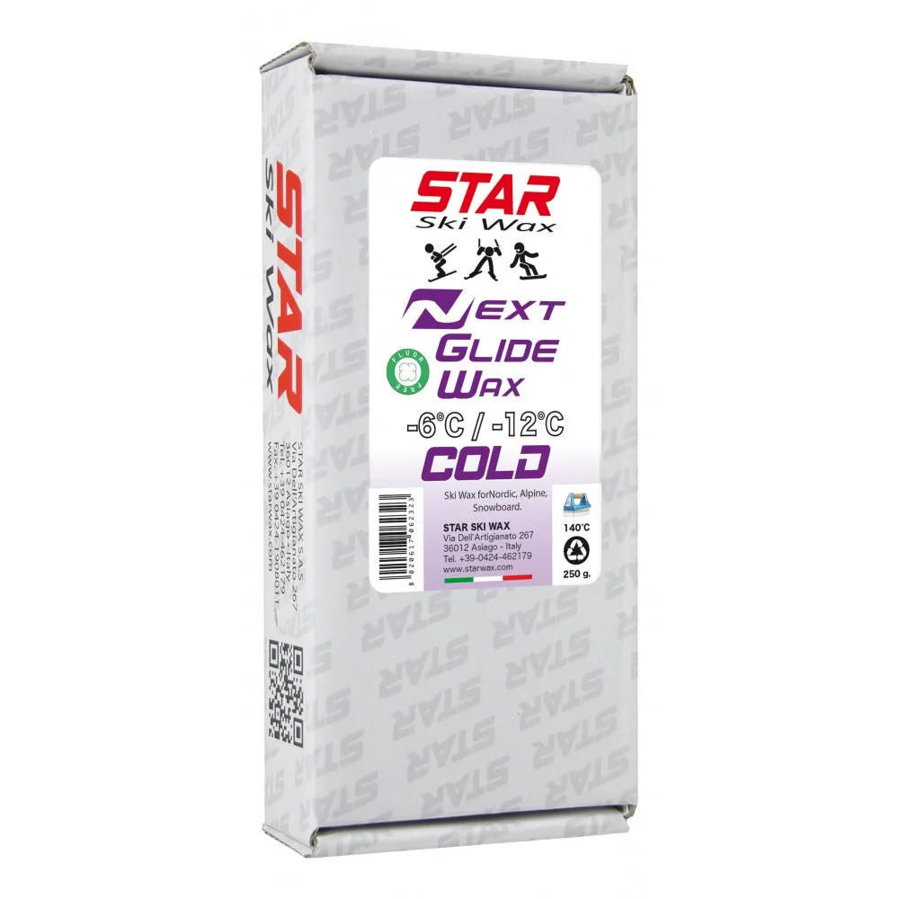 STAR NEXT COLD Fluoro-Free Racing Melt Wax (-6C/-12C)