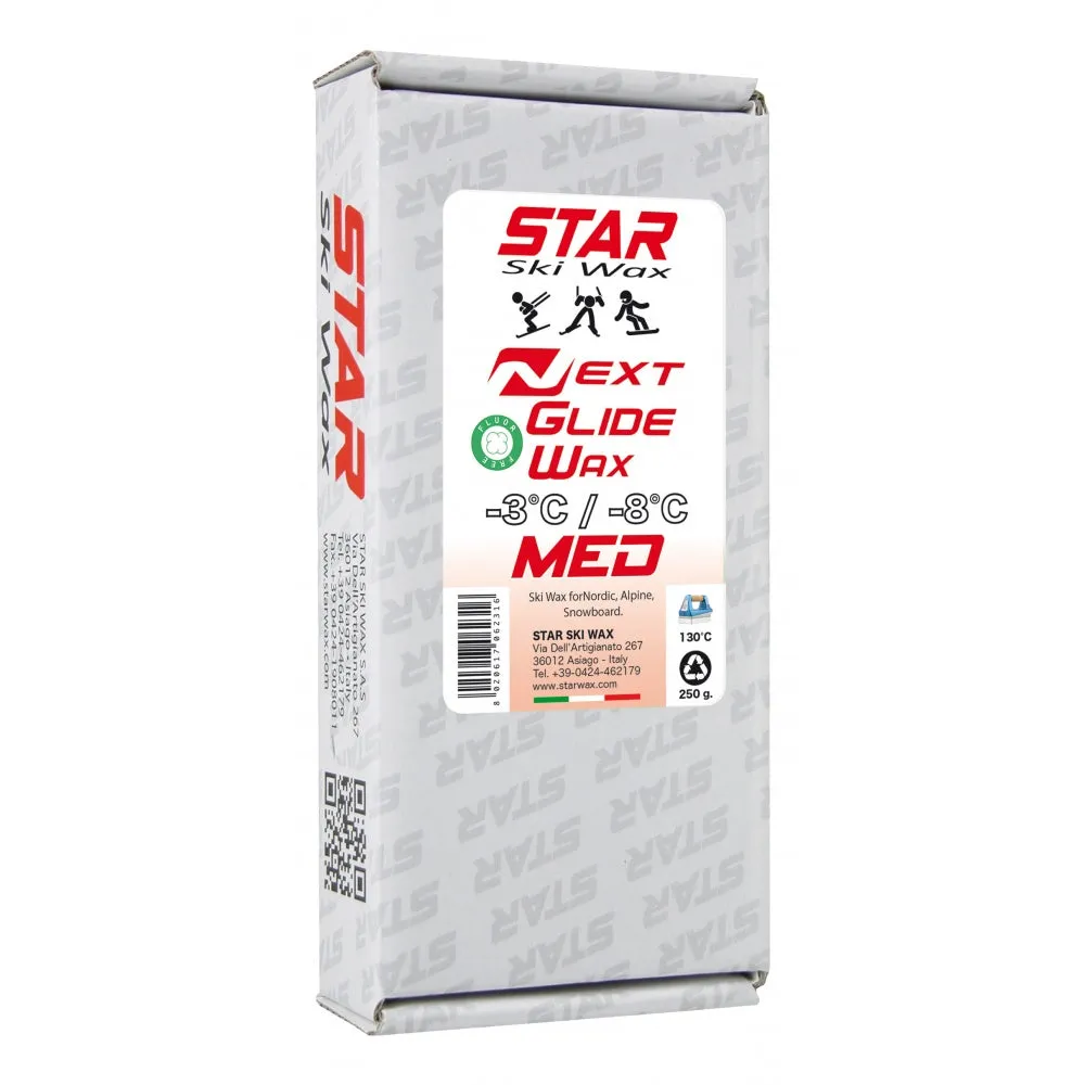 STAR NEXT MED Fluoro-Free Racing Melt Wax (-3C/-8C)