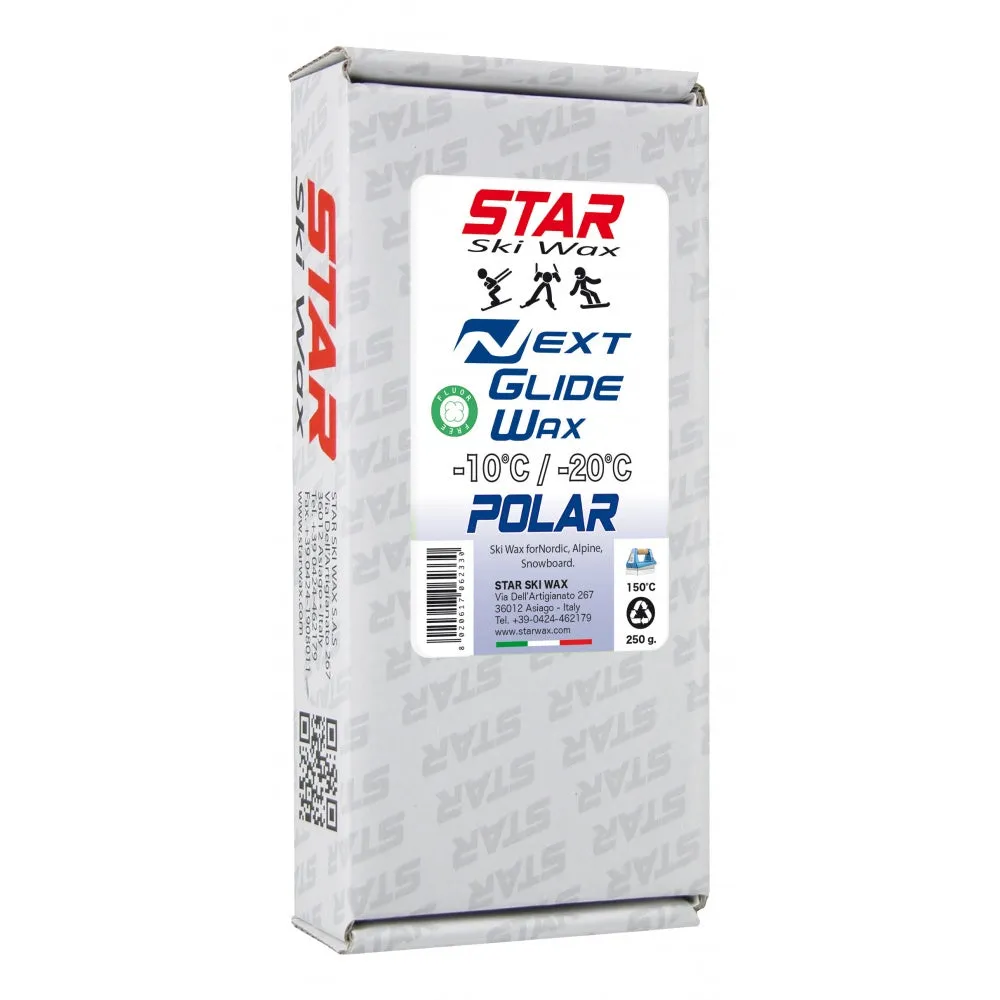 STAR NEXT POLAR Fluoro-Free Racing Melt Wax (-10C/-20C)