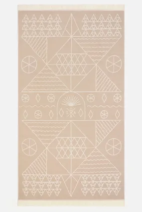 Tinos Greige | Feather Beach Towel