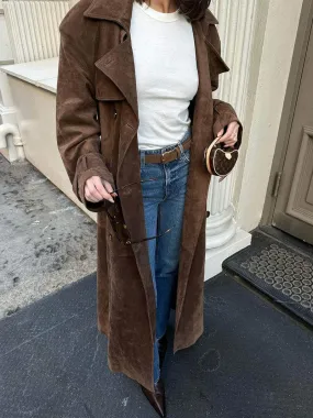 Women's Long Classic Trench Coat: Elegant & Practical Outerwear